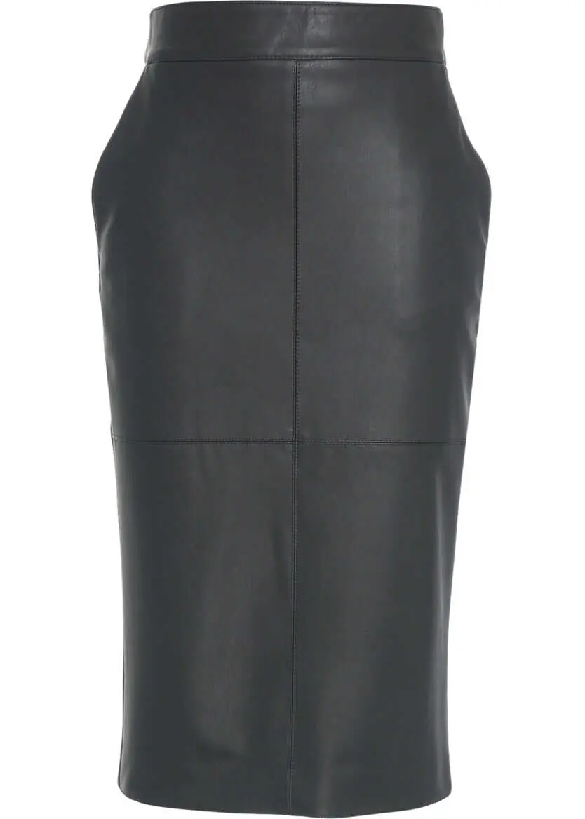 Fuste lungi Elisabetta Franchi Pencil skirt made of faux leather Black Femei (BM 19035148) 2