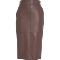 Fuste lungi Elisabetta Franchi Pencil skirt made of faux leather