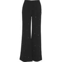 Pantaloni casual Palazzo pants with rhinestones 'Cosmo' Femei