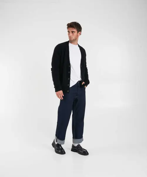 Blugi drepti Icon Denim Straight cut jeans Ross Blue Barbati (BM 19035163) 4