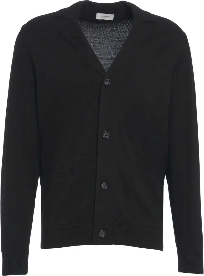 Cardigane Paolo Pecora Wool cardigan Black Barbati (BM 19035238) 1