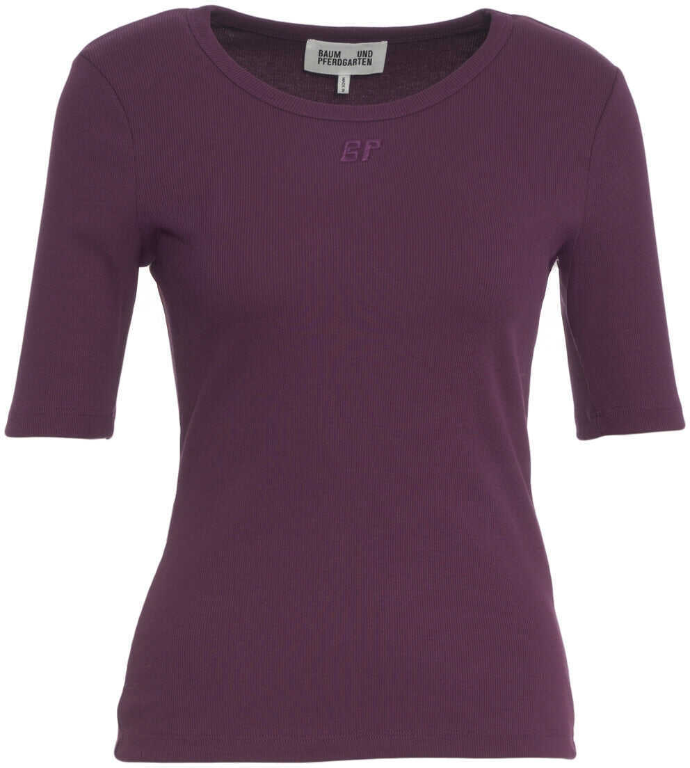 Tricouri Baum und Pferdgarten Knit t-shirt Jealice Purple Femei (BM 19035268) 2