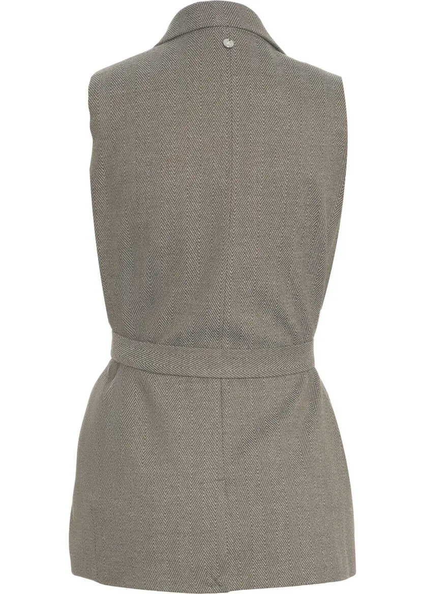 Veste Liu Jo Vest with waist belt Brown Femei (BM 19035280) 3