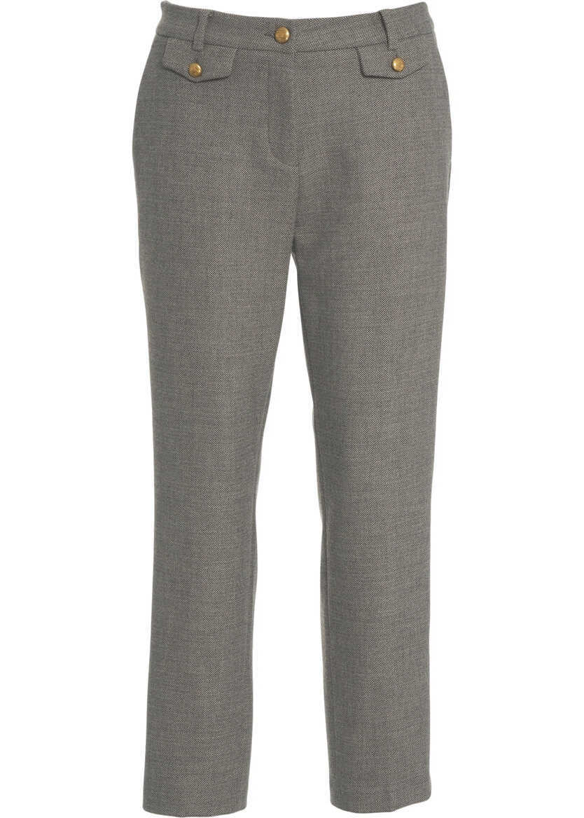 Pantaloni office Cambio Chino pants Krystal Grey Femei (BM 19035298) 2