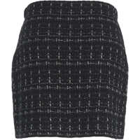 Fuste scurte Dama - Fuste scurte Liu Jo White Tweed mini skirt Black Femei (BM 19035304) - B-mall.ro
