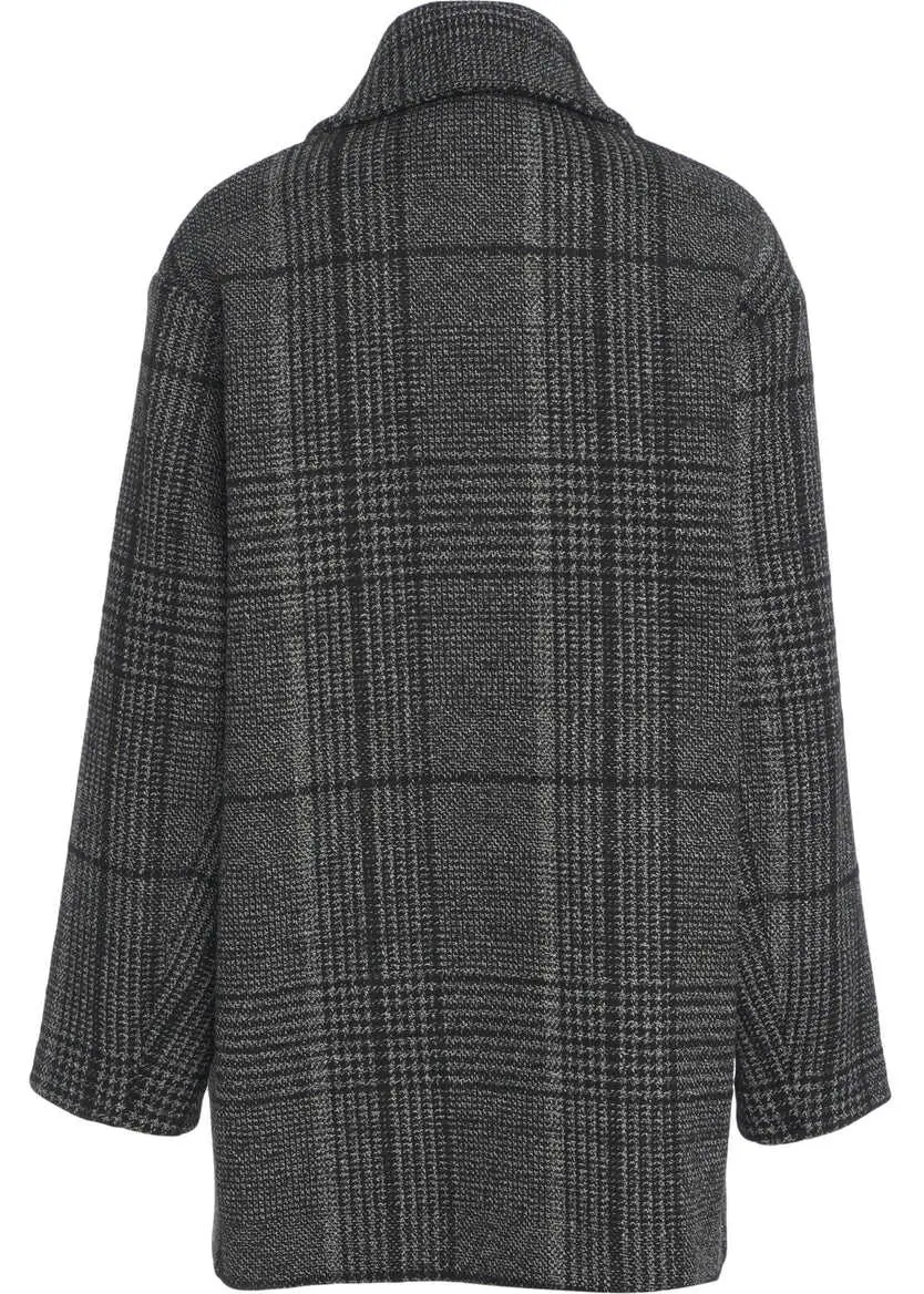 Paltoane Otto d ame Double-breasted coat Black Femei (BM 19035325) 3