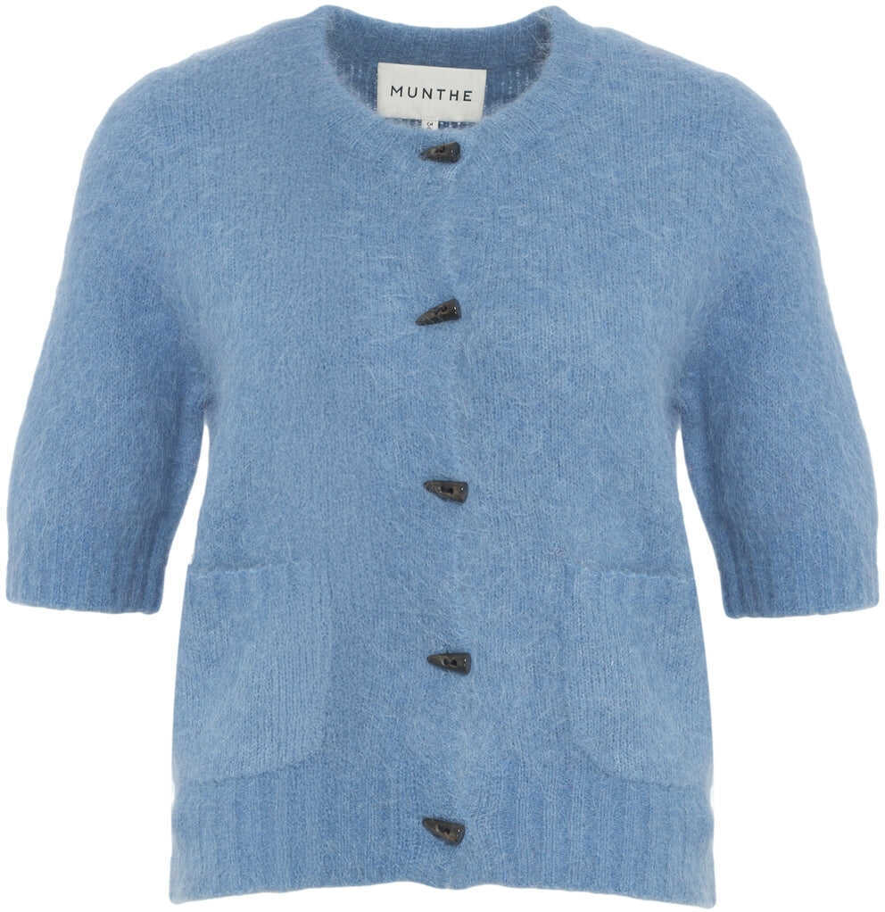 Cardigane Munthe Short sleeved cardigan Locca Blue Femei (BM 19035343) 1