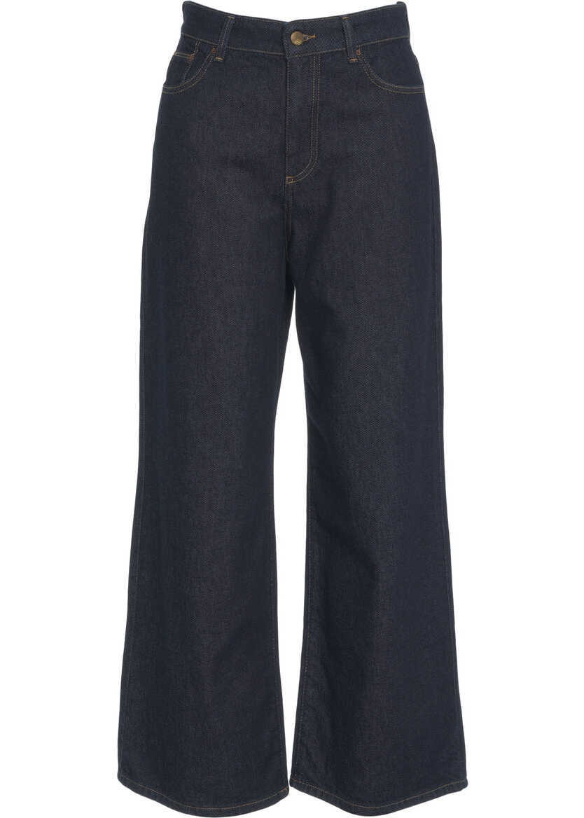 Blugi drepti Ps Dont Forget Me Cropped jeans Ada Blue Femei (BM 19035349) 2