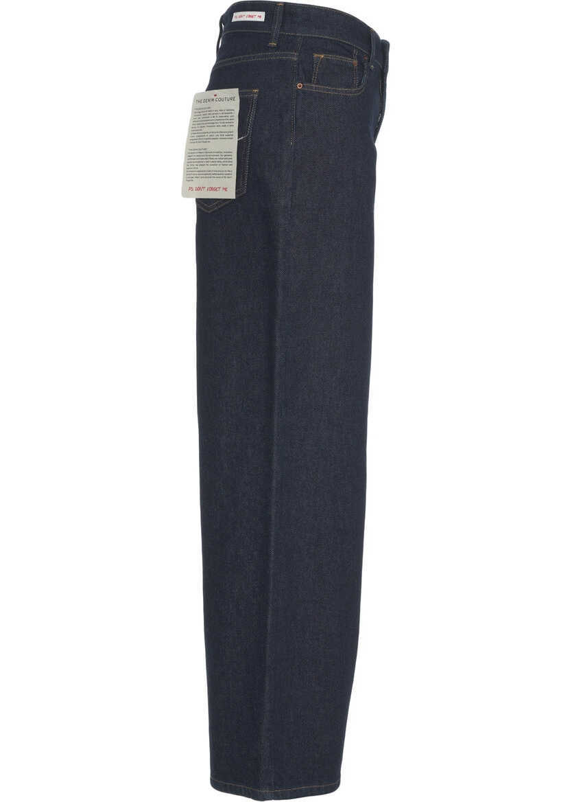 Blugi drepti Ps Dont Forget Me Cropped jeans Ada Blue Femei (BM 19035349) 3