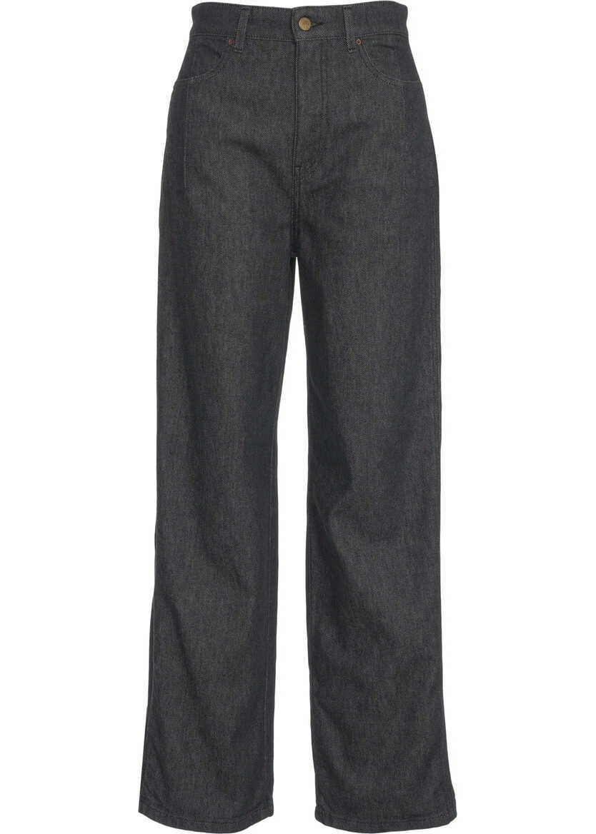 Blugi evazati Ps Dont Forget Me Wide leg jeans Oprah Grey Femei (BM 19035361) 2