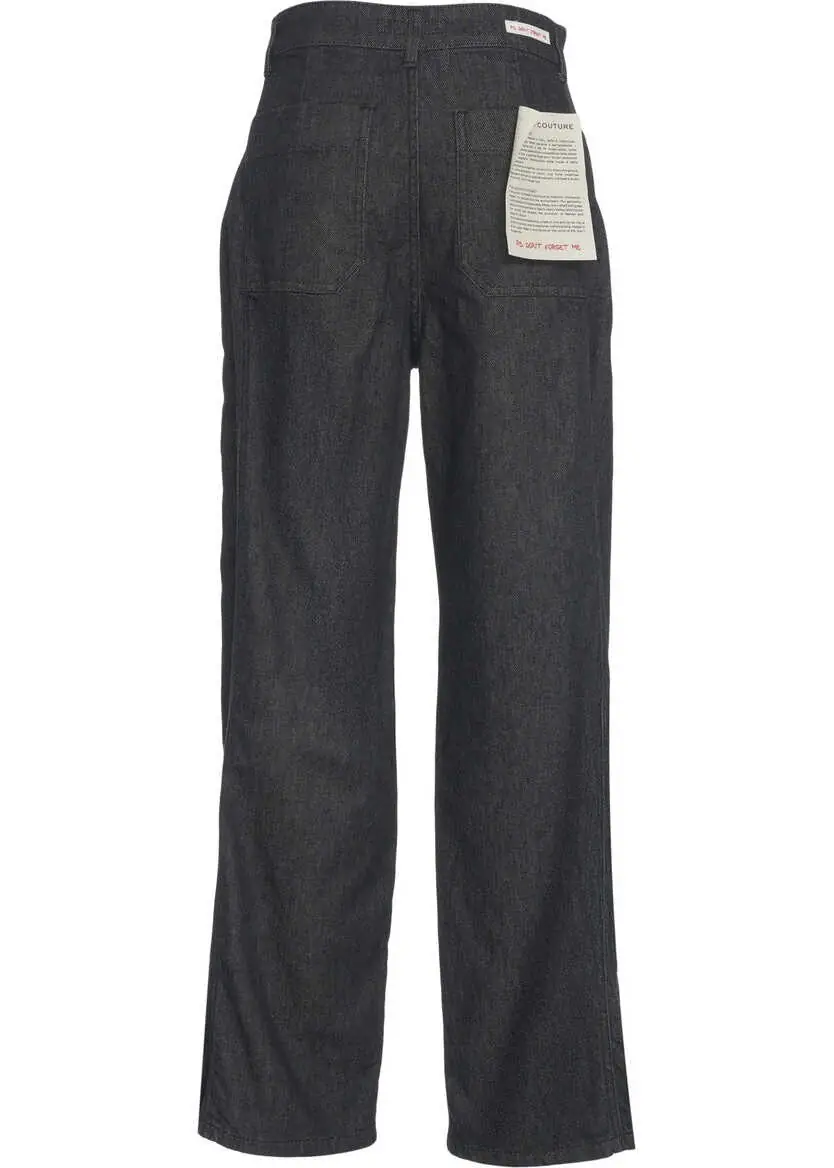 Blugi evazati Ps Dont Forget Me Wide leg jeans Oprah Grey Femei (BM 19035361) 4