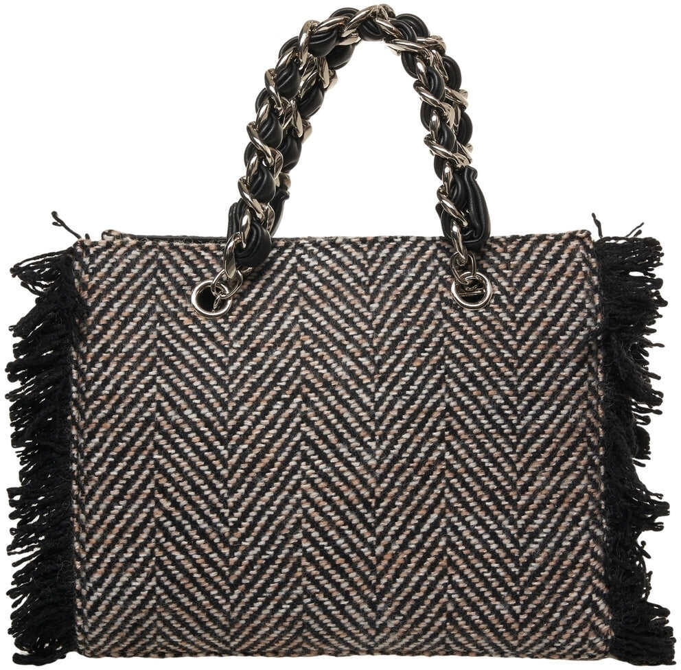 Genti de mana Rue Madam Handbag Harris Black Femei (BM 19035376) 5