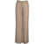 GUESS Palazzo pants with logo print Beige