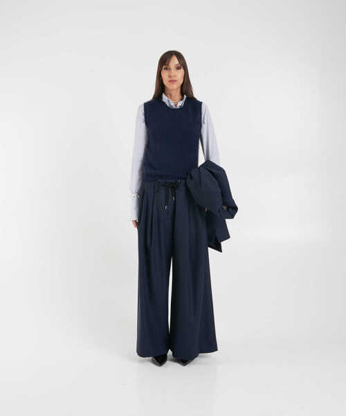 Sacouri Jucca Blazer with pinstripes Blue Femei (BM 19035385) 3