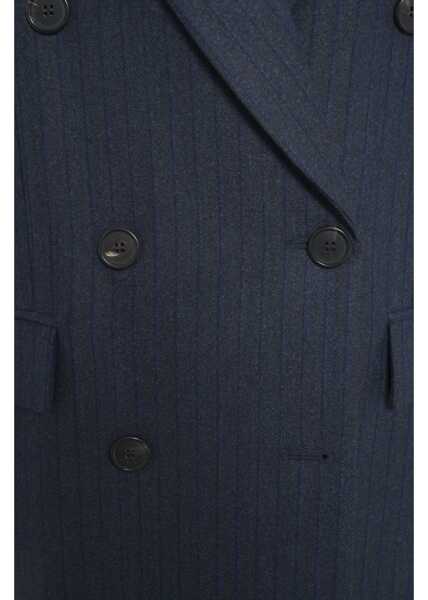 Sacouri Jucca Blazer with pinstripes Blue Femei (BM 19035385) 5