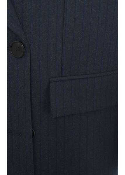 Sacouri Jucca Blazer with pinstripes Blue Femei (BM 19035385) 6