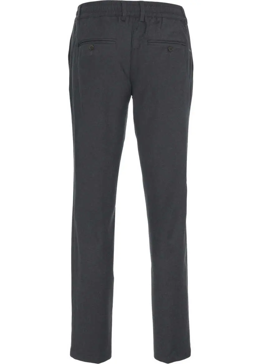 Pantaloni casual Cruna Chino trousers with pressed creases Grey Barbati (BM 19035388) 4