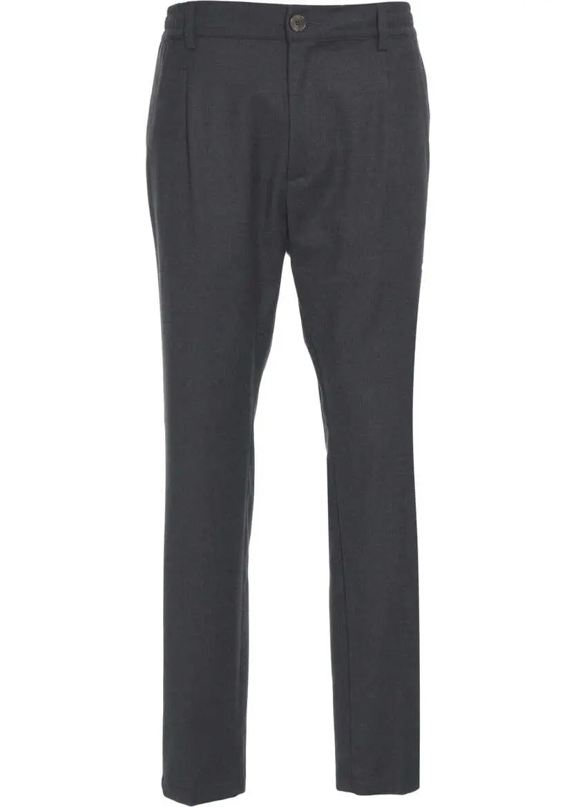 Pantaloni casual Cruna Chino trousers with pressed creases Grey Barbati (BM 19035388) 1