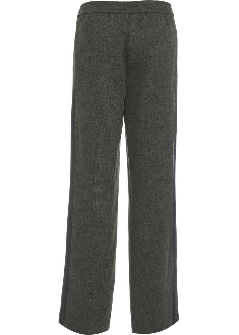 Pantaloni casual Kaos Straight leg pants Green Femei (BM 19035394) 3