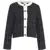 Liu Jo White Tweed jacket Black