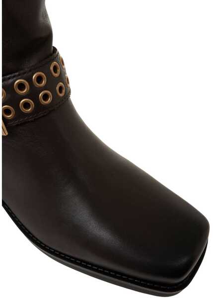 Cizme de iarna Liu Jo Leather texan boots Brown Femei (BM 19035418) 5