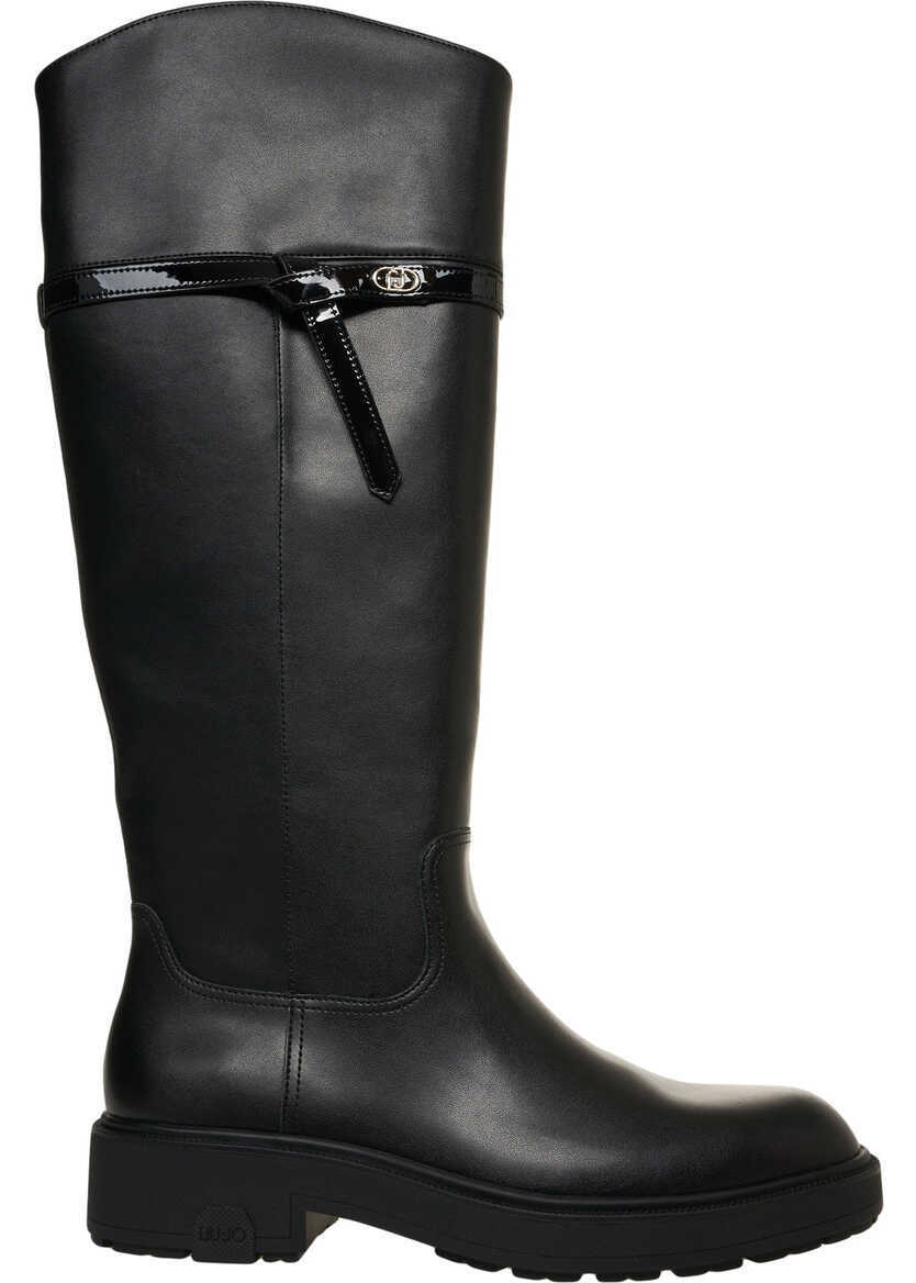 Cizme de iarna Liu Jo Smooth leather boots Black Femei (BM 19035421) 2