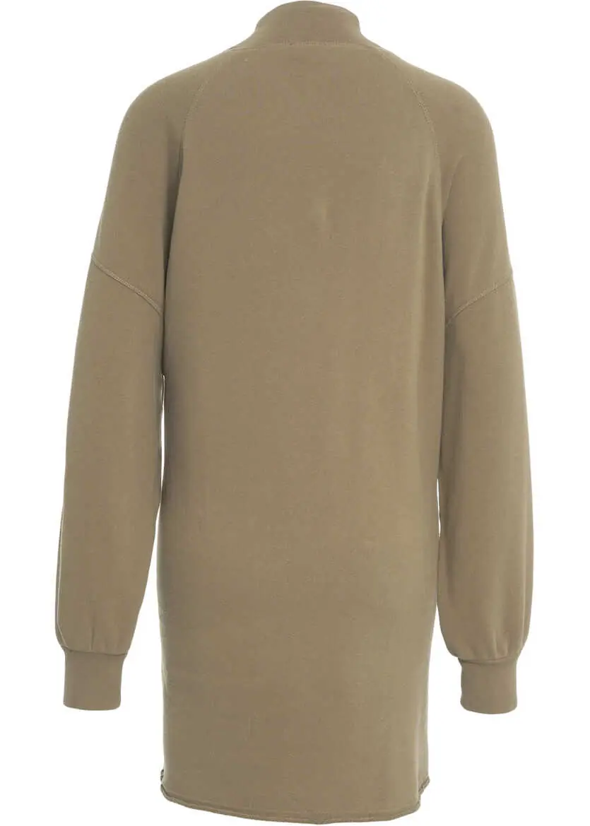 Rochii scurte American Vintage Sweatshirt dress Atubay Green Femei (BM 19035430) 3