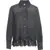 Liu Jo Denim blouse with lace Black