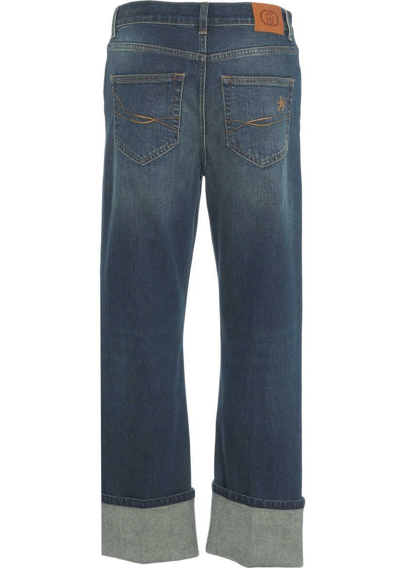Blugi drepti Liu Jo Straight leg jeans Blue Femei (BM 19035436) 4