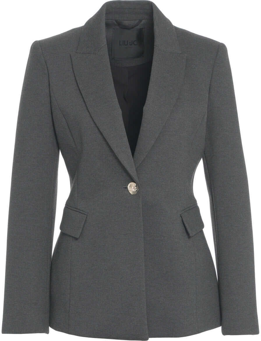 Sacouri Liu Jo Tailored blazer Grey Femei (BM 19035439) 1