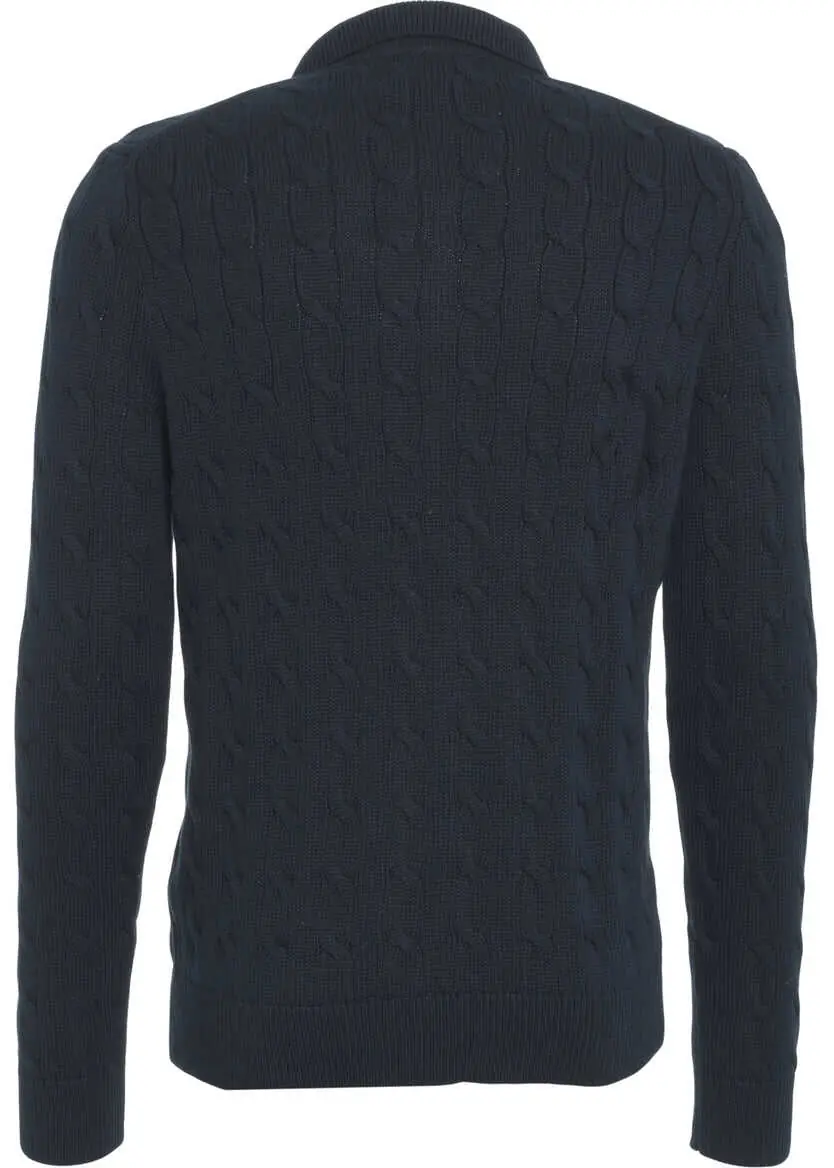 Cardigane Ralph Lauren Cardigan with logo embroidery Blue Barbati (BM 19035451) 3