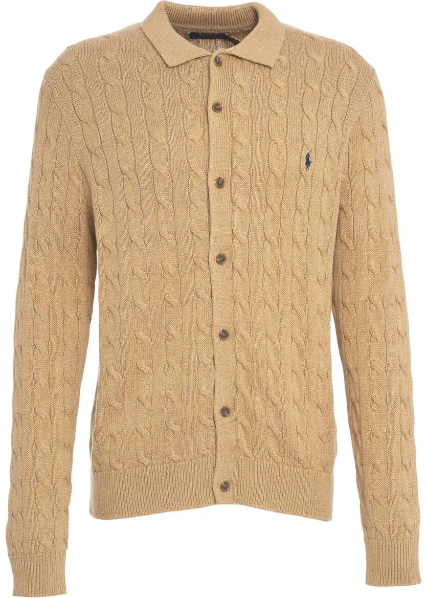 Cardigane Ralph Lauren Cardigan with logo embroidery Brown Barbati (BM 19035451) 2