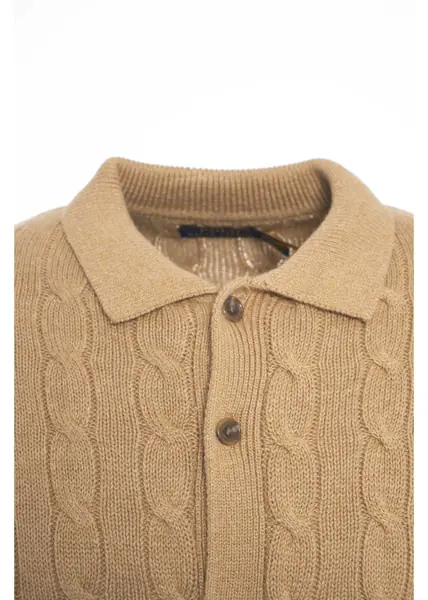 Cardigane Ralph Lauren Cardigan with logo embroidery Brown Barbati (BM 19035451) 4