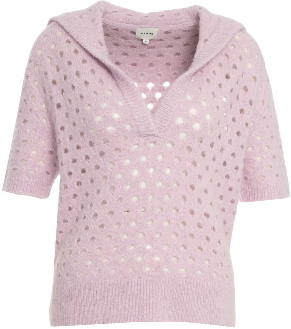 Pulovere Herskind Open knit sweater Bacon Purple Femei (BM 19035454) 2