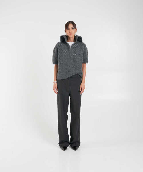 Pulovere Herskind Open knit sweater Bacon Grey Femei (BM 19035454) 3