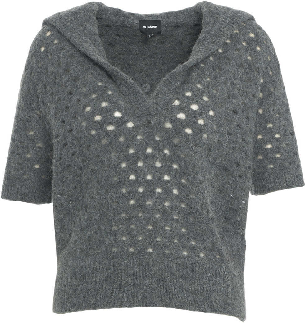 Pulovere Herskind Open knit sweater Bacon Grey Femei (BM 19035454) 1