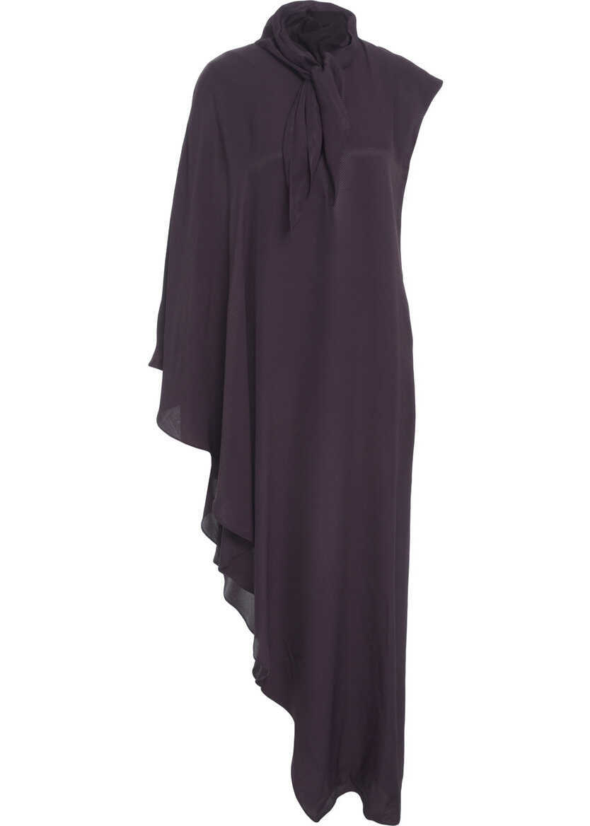 Rochii lungi Herskind Asymmetric maxi dress Eugene Purple Femei (BM 19035457) 1