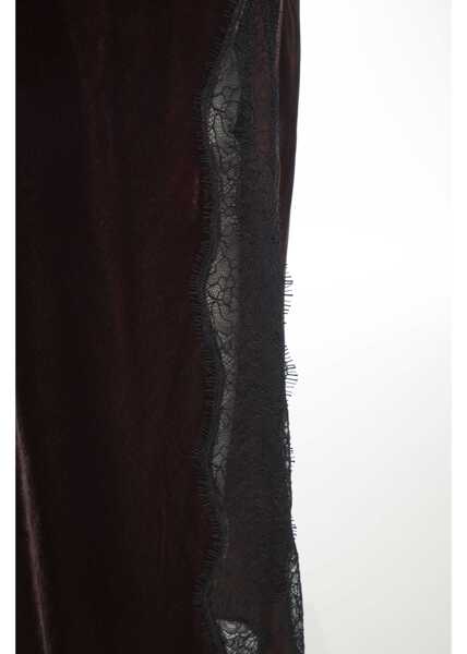 Rochii lungi Herskind Velvet maxi dress Micke Brown Femei (BM 19035463) 5