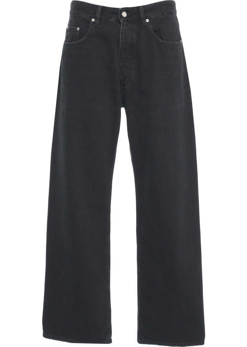 Blugi evazati Icon Denim Loose fit jeans Will Black Barbati (BM 19035493) 2