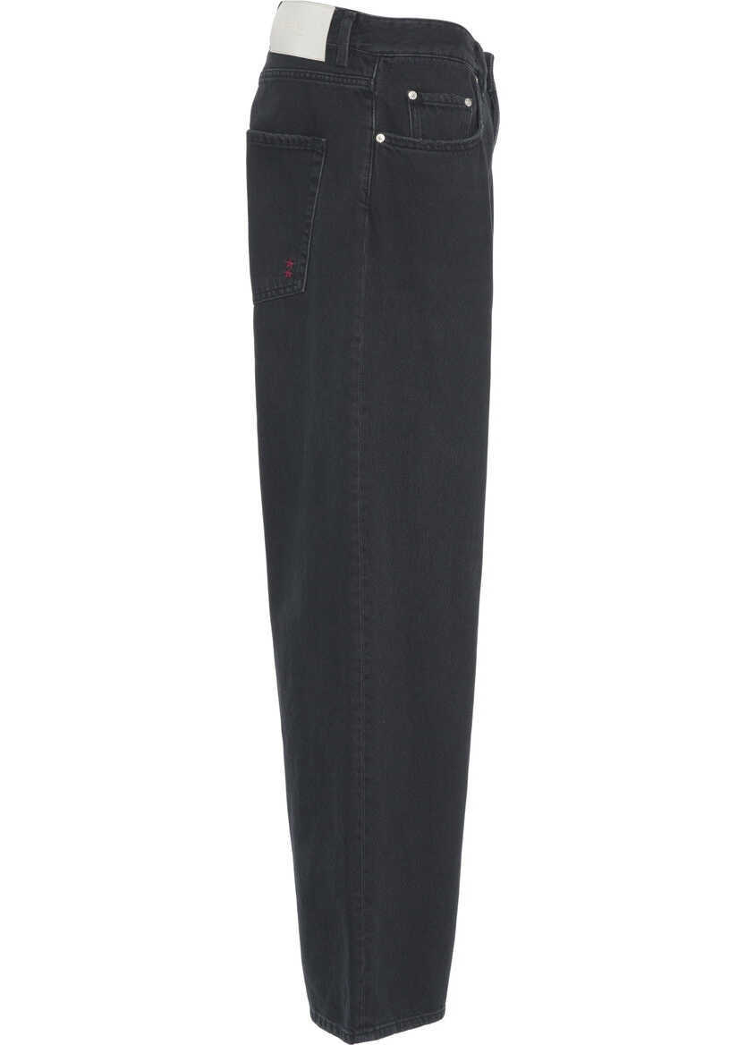 Blugi evazati Icon Denim Loose fit jeans Will Black Barbati (BM 19035493) 3