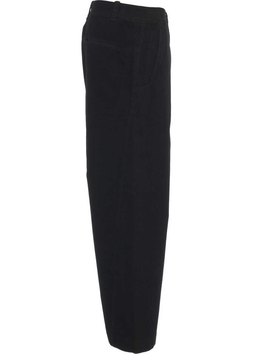 Pantaloni casual Transit Wide leg pants Black Barbati (BM 19035499) 3