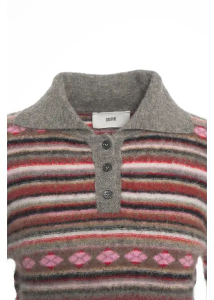 Tricouri Polo Solotre Knit polo shirt Multicolor Femei (BM 19035502) 4