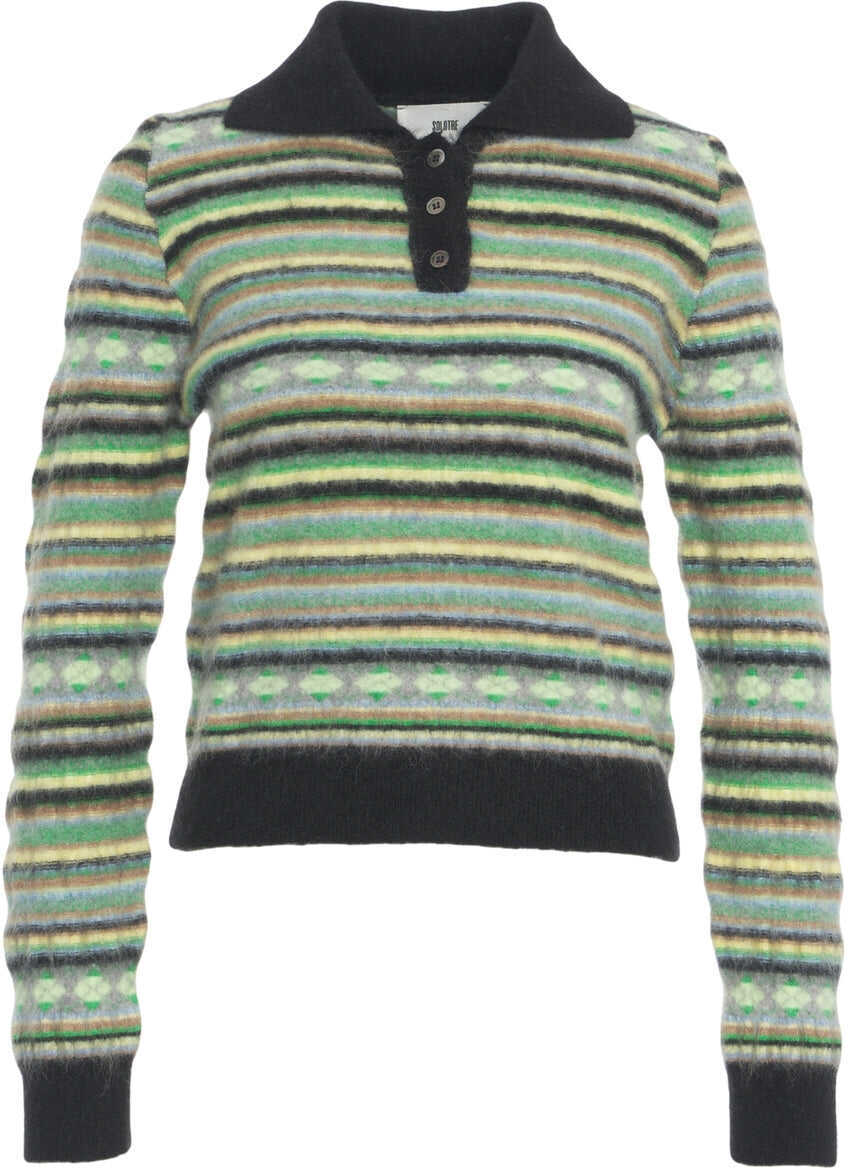 Tricouri Polo Solotre Knit polo shirt Multicolor Femei (BM 19035502) 2