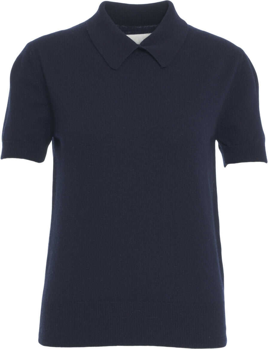 Tricouri Polo Jei O Knit polo shirt Blue Femei (BM 19035505) 2