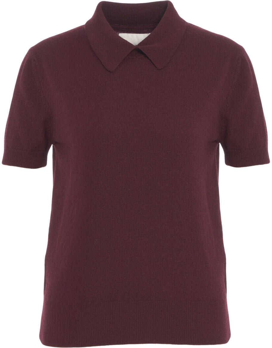 Tricouri Polo Jei O Knit polo shirt Red Femei (BM 19035505) 2