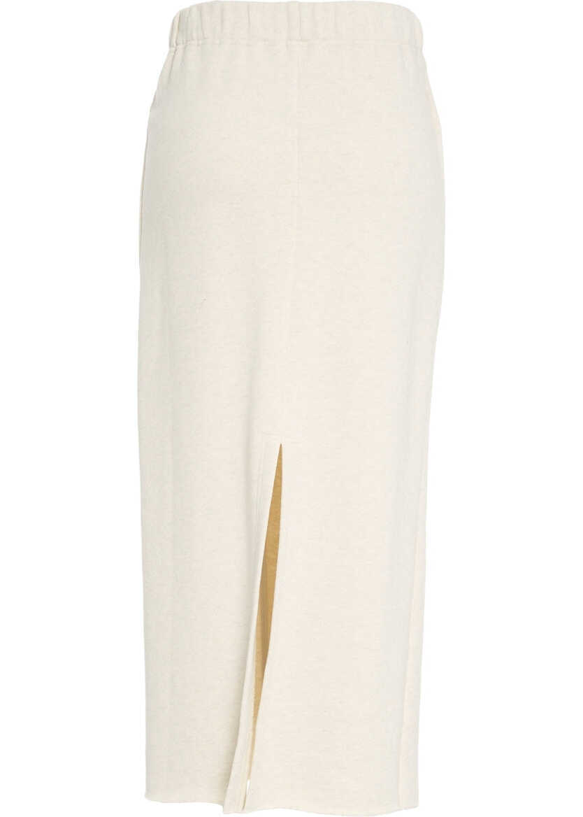 Fuste lungi Viktoriachan Maxi skirt Tatiana Beige Femei (BM 19035511) 4