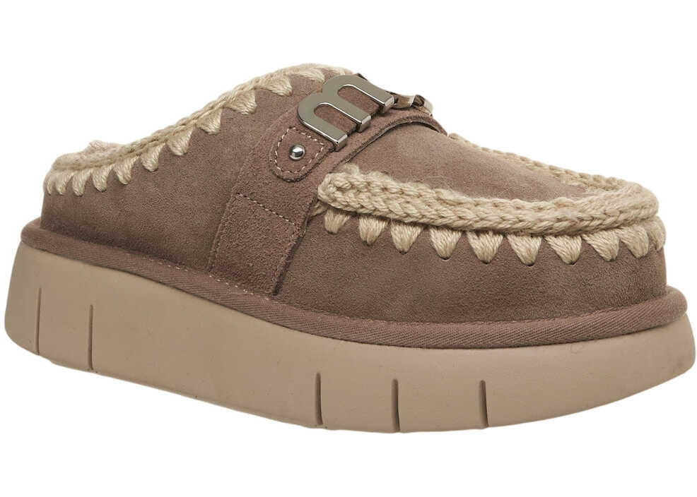 Sandale Mou Clogs Bounce Beige Femei (BM 19035517) 3