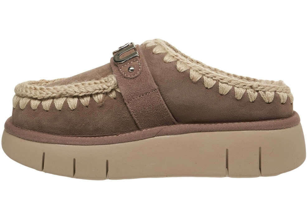 Sandale Mou Clogs Bounce Beige Femei (BM 19035517) 4