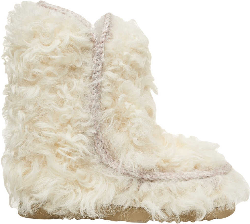 Cizme de iarna Mou Boots Eskimo 24 Checkiang White Femei (BM 19035532) 2