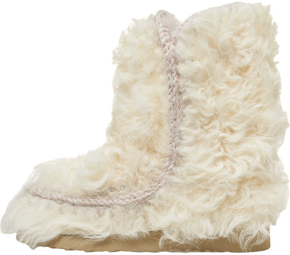 Cizme de iarna Mou Boots Eskimo 24 Checkiang White Femei (BM 19035532) 4
